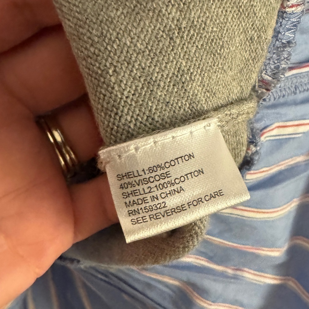 Central Park West Gray/Blue Top Size Small NWOT Revolve Brand NYC Viscose Cotton - Picture 6 of 6